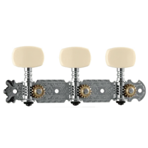 SOUNDSATION SMH-SS-C-3R3L SET MECCANICHE PER CHITARRA CLASSICA CROMATE CON PERNO IN METALLO SMHSSC3R3L