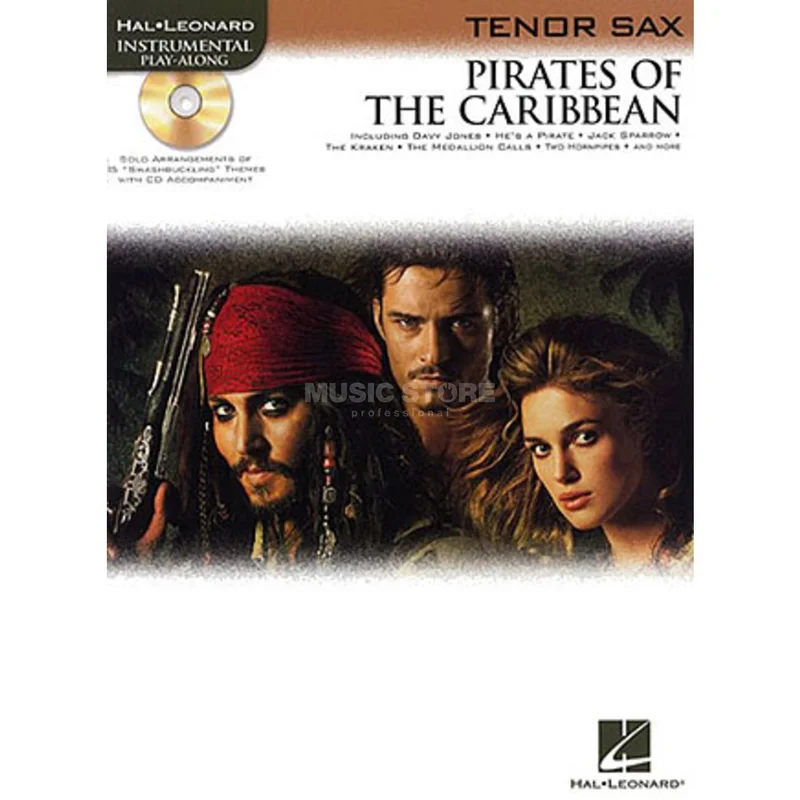 Hal Leonard Pirates Of The Caribbean Tenor-Saxophon/CD, Leicht