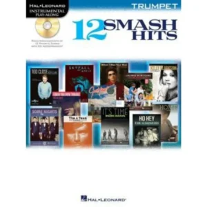 Hal Leonard Play-Along – 12 Smash Hits Trompete, Buch und CD