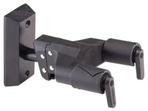 HERCULES STANDS CGSP38WBK PLUS SUPPORTO DA PARETE-MURO BASE IN LEGNO PER CHITARRA E BASSO CGSP-38-WBK PLUS