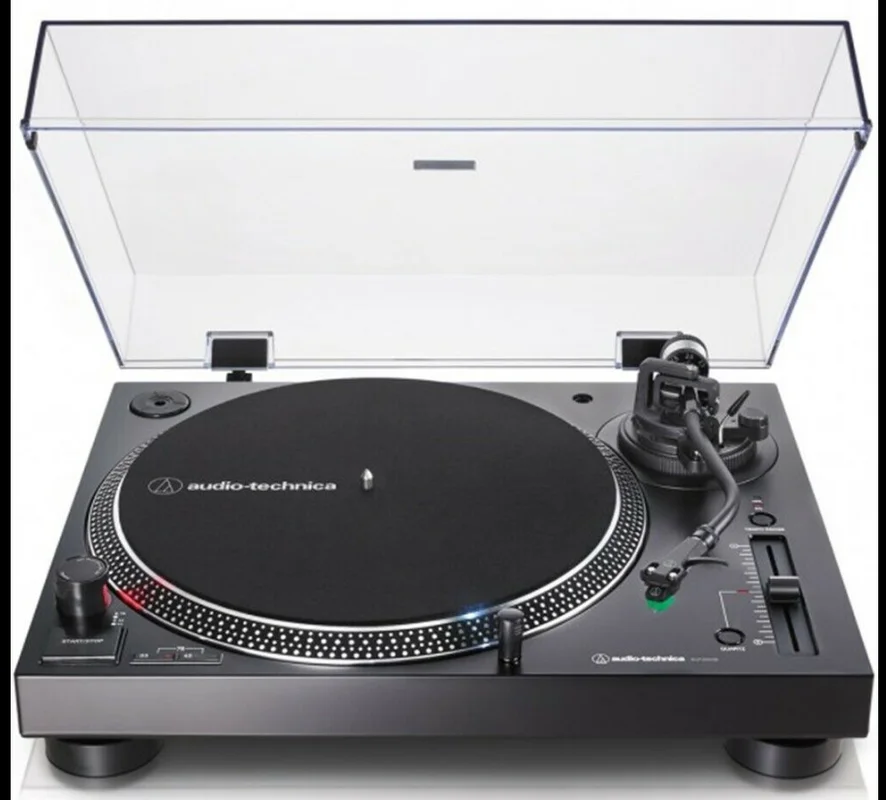 AUDIO TECHNICA AT-LP120X-BK USB GIRADISCHI A TRAZIONE DIRETTA PER DJ BLACK