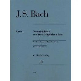 Notobook for Anna Maddalena Bach Autore Johann Sebastian Bach Book Pianoforte