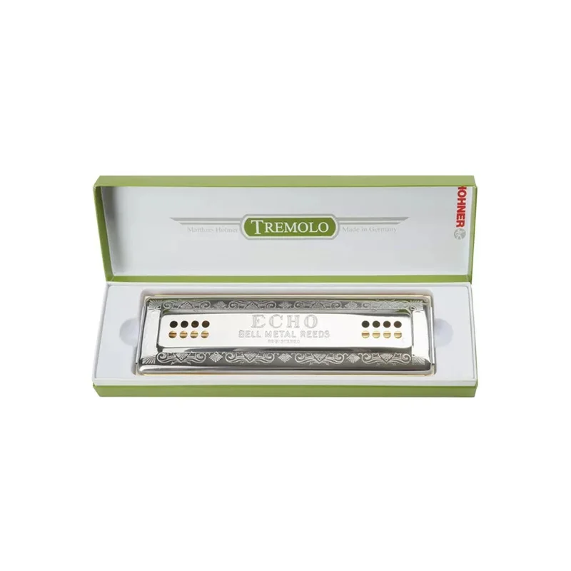 HOHNER Echo 2x48CG (DO/SOL) Armonica Tremolo Richter
