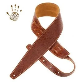 Magrabo holes hs embossed flores marrone 8 cm