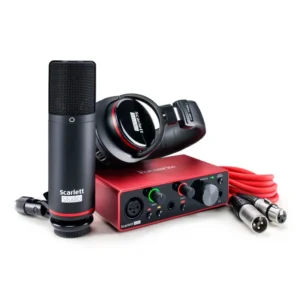 FOCUSRITE SCARLETT PACK KIT SOLO STUDIO (3RD GEN) SCHEDA AUDIO USB + MICROFONO STUDIO CM25 + CUFFIE HP60 MK3