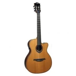 Lag hyvibe 15 tnhv15ace chitarra acustica smart auditorium cutaway