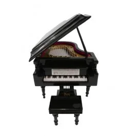 Miniatura Agifty pianoforte a coda e seduta con custodia