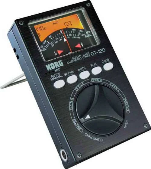 KORG GT120 ACCORDATORE CROMATICO PER CHITARRA E BASSO GT-120