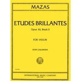 Mazas Etudes brillantes op.36 vol.II per violino