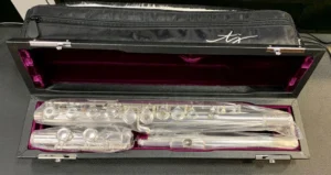 TREVOR JAMES 3015 ROEA SRL W FLAUTO TRAVERSO FORI APERTI CON BOCCOLA IN ARGENTO TIPO SANKYO 3015ROEASRLW