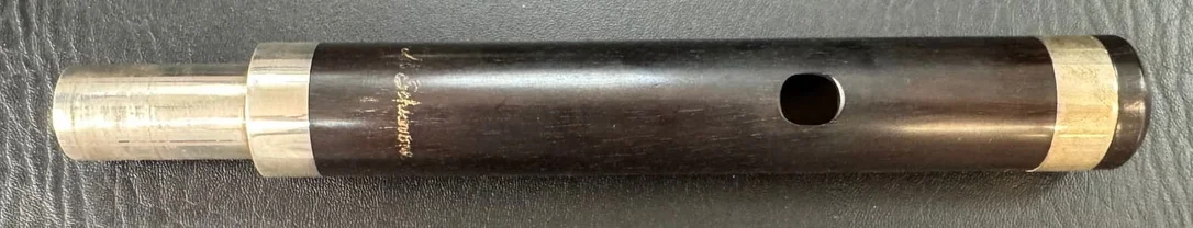 LUIGI SCHIAVONE TESTATA ARTIGIANALE IN LEGNO PER FLAUTO TRAVERSO OCCASIONE USATO IN GARANZIA