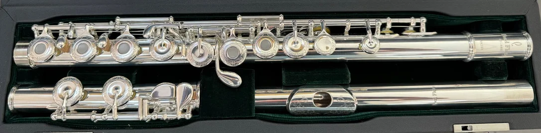 PEARL FLUTES PF665 RE-ESS FLAUTO TRAVERSO PF-665RE ESS EDIZIONE LIMITATA INTERAMENTE RICAMATO