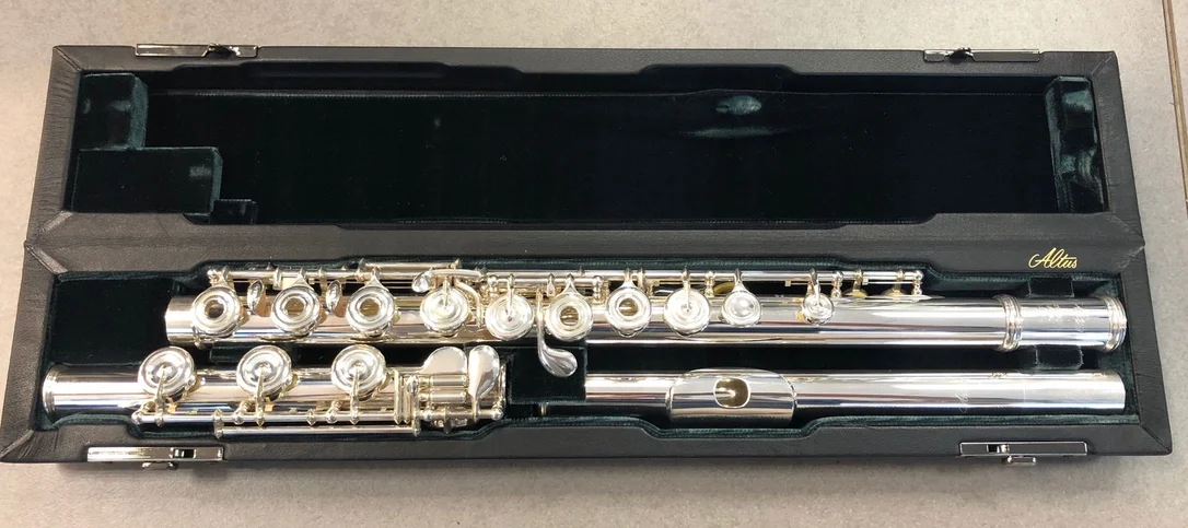 ALTUS PSR RBEO-S FLAUTO TRAVERSO ARTIGIANALE TUTTO IN ARGENTO PURO 997 MODELLO SR