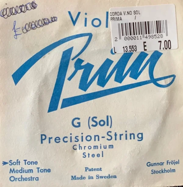 PRIM PRECISION STRINGS CORDA SOL PER VIOLINO G