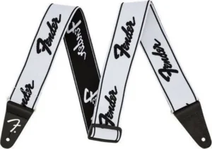 FENDER RUNNING LOGO W/B STRAP TRACOLLA PER CHITARRA
