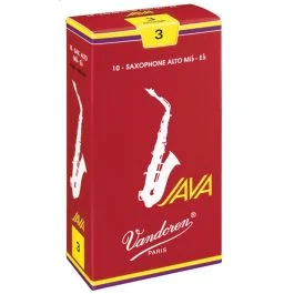 Vandoren SR263R Java Red Ance Sax Alto n.3 scatola 10pz