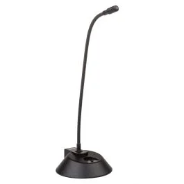 Microfono collo d’oca JB Systems JB33 con base con interruttore