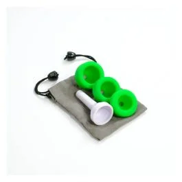 Nuvo jhorn mouthpiece set in tote bag (white/green)