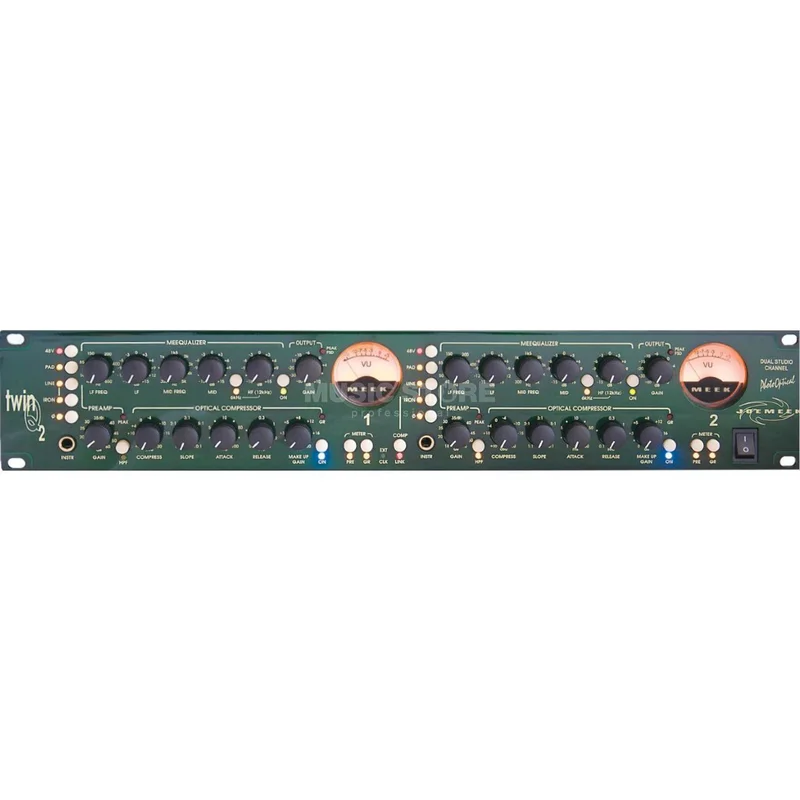 Joemeek twinQ2 Dual Mono Channel Strip opt/Coax – Out, WC in
