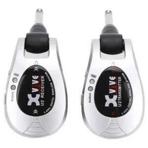 XVIVE U2 SILVER KIT TRASMETTITORE E RICEVITORE WIRELESS PER CHITARRA E BASSO