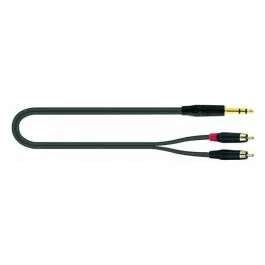Quik Lok just/js2rca-1 jack stereo/2 rca maschio