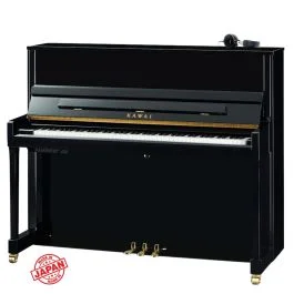 Pianoforte Verticale Kawai K-300 ATX4 Nero Lucido MADE IN JAPAN| CavalliMusica