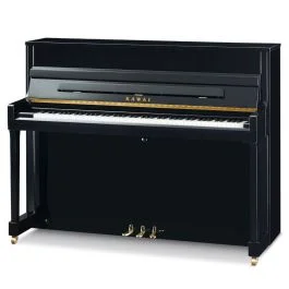 Pianoforte Verticale Kawai K200 nero lucido a.cm.114