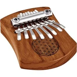 Kalimba Meinl Sonic Energy KL802FOL 8 note do maggiore intarsio fiore della vita red zebrawood