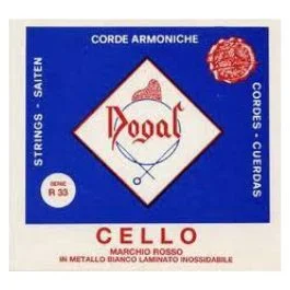 Dogal la in cromo laminato 4/4-3/4 v.cello r331-513