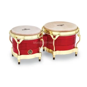 Latin Percussion M201-RW Matador Wood Bongos (Red/Gold)