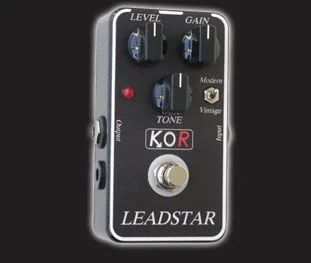 KOR PEDALS LEADSTAR HI-GAIN OVERDRIVE PEDALE DISTORSIONE PER CHITARRA