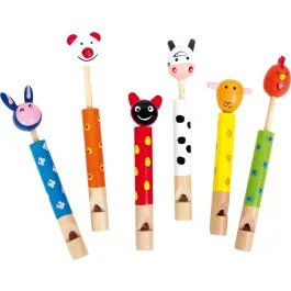 Flauto Legler coulisse animali