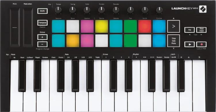 NOVATION LAUNCHKEY MINI MK3 MASTER KEYBOARD 25 TASTI TASTIERA CONTROLLER MIDI