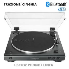 Giradischi Audio Technica LP60 X BT Black