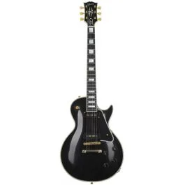 Chitarra Elettrica Gibson 1954 Les Paul Custom Staple Pickup Reissue VOS ebony con custodia