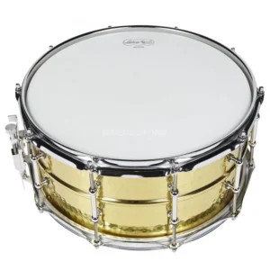 Ludwig Hammered Brass Snare LB422BKT, 14″x6,5″