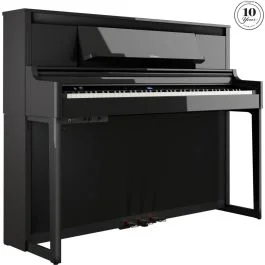 Piano Digitale Roland LX6 PE con mobile nero lucido
