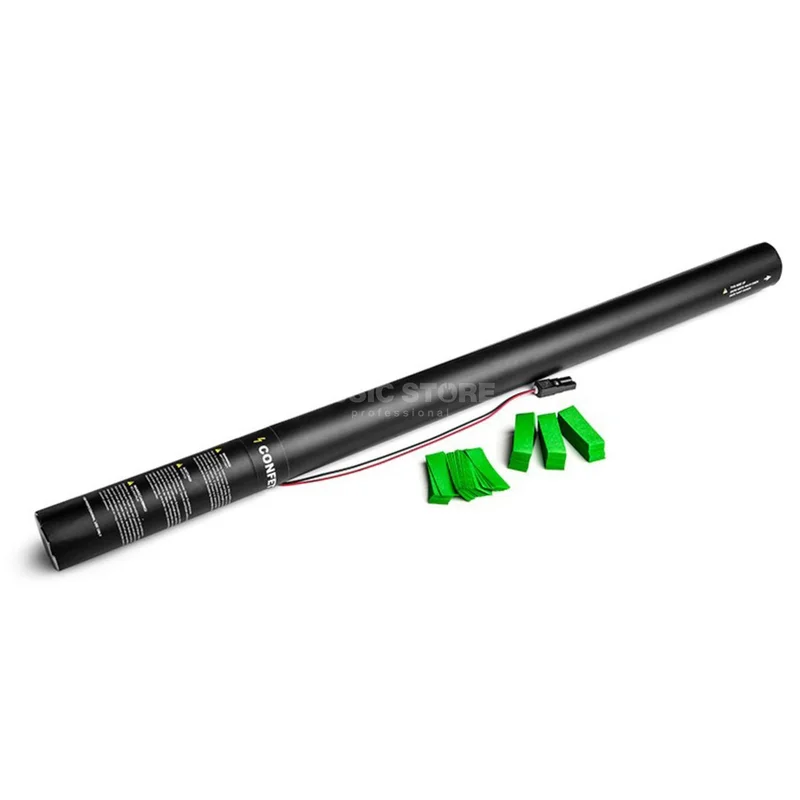 MagicFX palmare cannone spara coriandoli elettrico 80 cm, verde chiaro