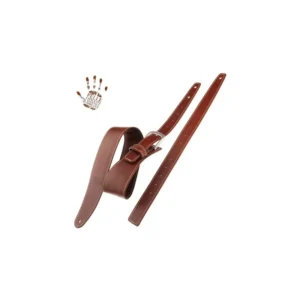 Magrabò Single Buckle Os Padded Core Marrone 7,5 Cm Fibbia Classic Argento
