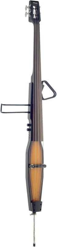 STAGG EDB-3/4 RDL VBR CONTRABBASSO ELETRICO 3/4 CON INGRESSO CD/MP3 CON BORSA MORBIDA