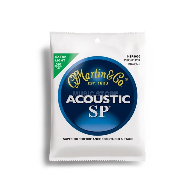 Martin Guitars A-Guitar Strings 10-47 MSP4000 Phosphor Bronze