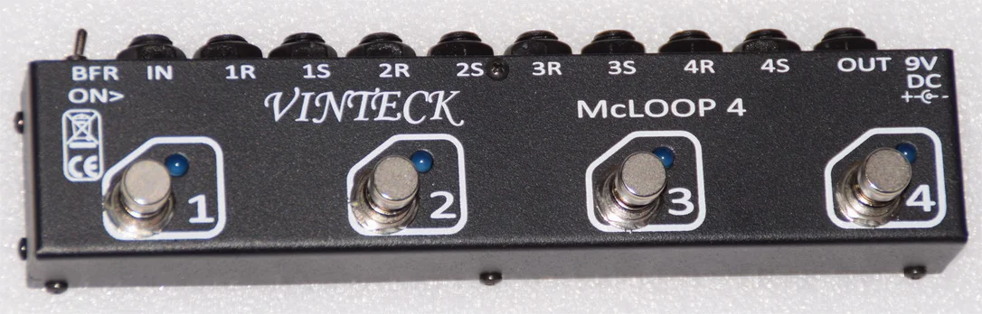 VINTECK MCLOOP4 LOOPER MECCANICO PER EFFETTI DA CHITARRA E BASSO MC-LOOP-4