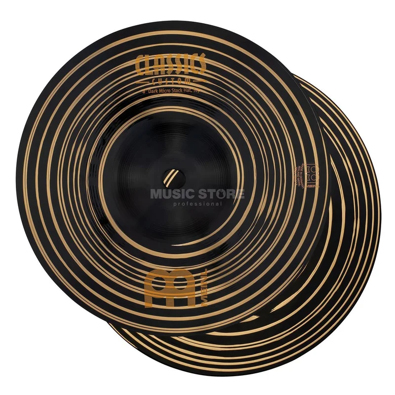 Meinl CC8DAH Classics Custom Dark Micro Stack Hats 8″