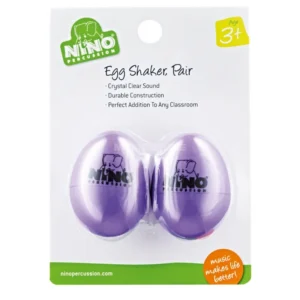 Meinl Egg Shaker Set NINO540AU-2, Aubergine, 2 pcs
