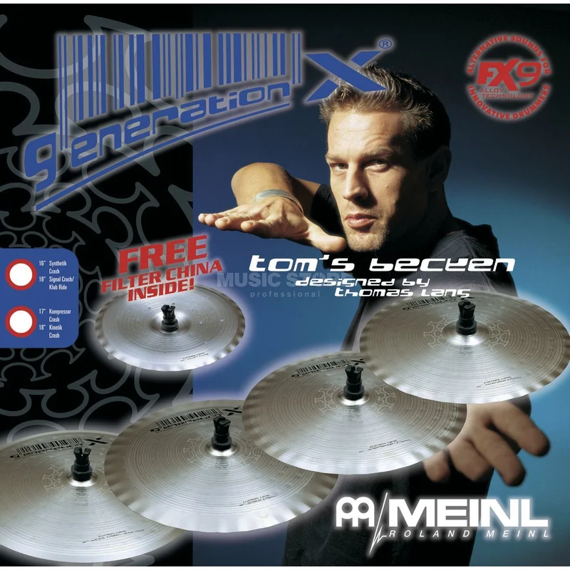 Meinl Generation X Thomas Lang Set 14″Ch, 16″ +18″ Cr