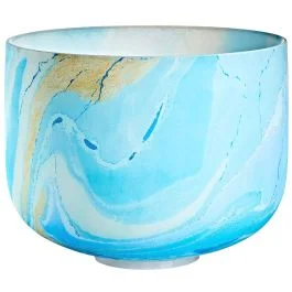 Campana Cristallo Meinl Sonic Energy MCSB10G throat chakra light blue G4 432Hz 25cm