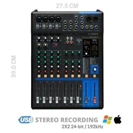 Yamaha MG10XUF – Mixer Analogico 10 Canali USB Fader Effetti SPX | Cavallimusica