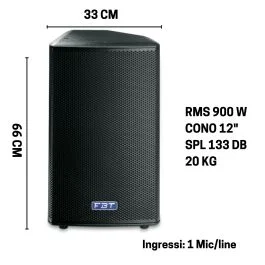 FBT MITUS 112A 1800W 12″ – Diffusore Attivo Professionale | Cavallimusica
