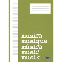Quaderno pentagrammato 16 righi 64 pagine | Cavalli Musica