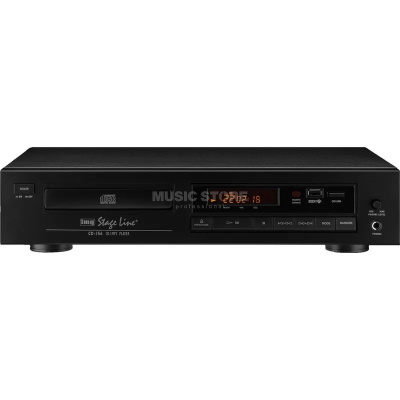 Monacor CD-156 CD/MP3 Player, Stereo, USB
